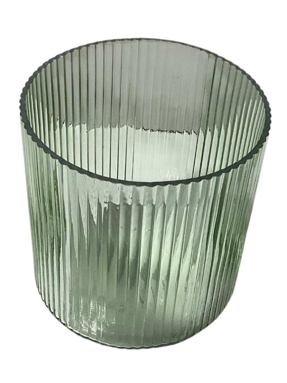 Better Homes & Gardens Fluted Glass Hurricane Candle Holder, 3X3 Inches 2024